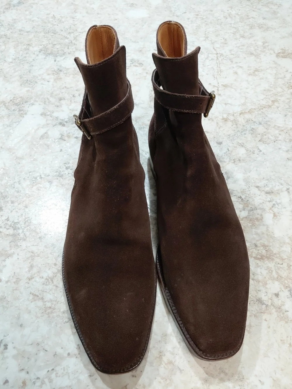 Beautiful Ralph Lauren Brown Suede Jodhpur Boot US 11.5 Excellent Condition